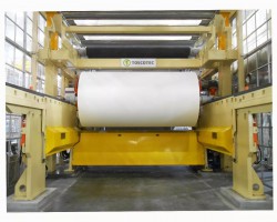 維達(dá)孝感新基地兩臺(tái)拓斯克領(lǐng)先型2.0M衛(wèi)生紙機(jī)開(kāi)機(jī)