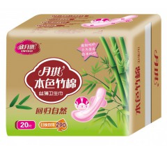 月琪 本色竹棉本色衛(wèi)生巾290