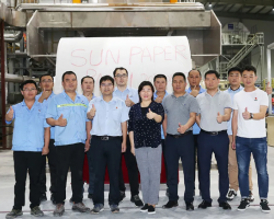 太陽紙業(yè)41號機(jī)順利投產(chǎn) 產(chǎn)品主要為特種生活用紙